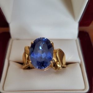 Blue Topaz Ring